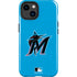 MLB Miami Marlins Solid Distressed iPhone 15 Impact Case